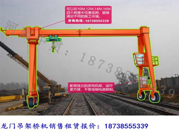 云南普洱龍門吊出租廠家設備安裝偏斜裝置的原因