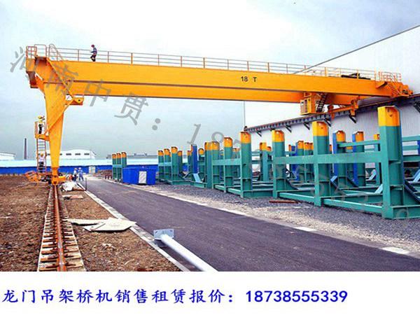 甘肅武威龍門吊出租廠家設備持續(xù)進行升級