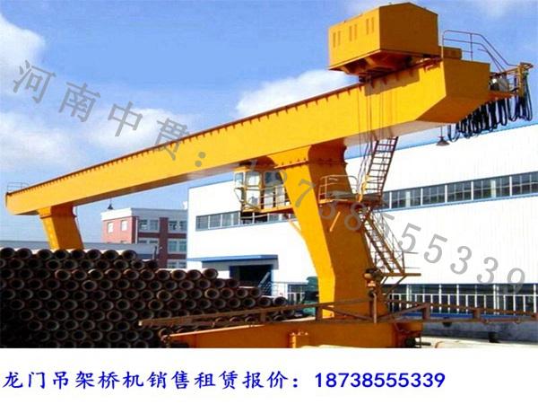 新疆伊犁龍門吊出租廠家設備安裝也重要